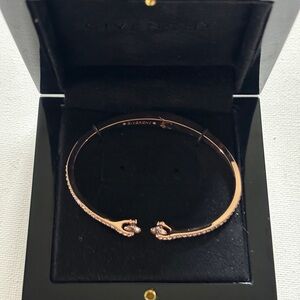 Givenchy Rose Gold Crystal G Cuff Bracelet in Original Box